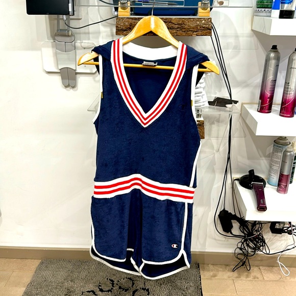 NWT Champion Terry Romper (M) - Picture 2 of 5